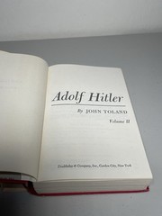 Vintage (1976) “Adolf Hitler” books by John Toland, Volumes I & II, HC/DJ