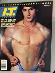 VINTAGE IN TOUCH MAGAZINE* AUG 1982 * MATT DILLON BOXING FOR FUN * ISSU 70