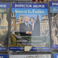9 INSPECTOR MORSE Audio TV Episodes (Audiobook Cassette) + 2 others -GT58