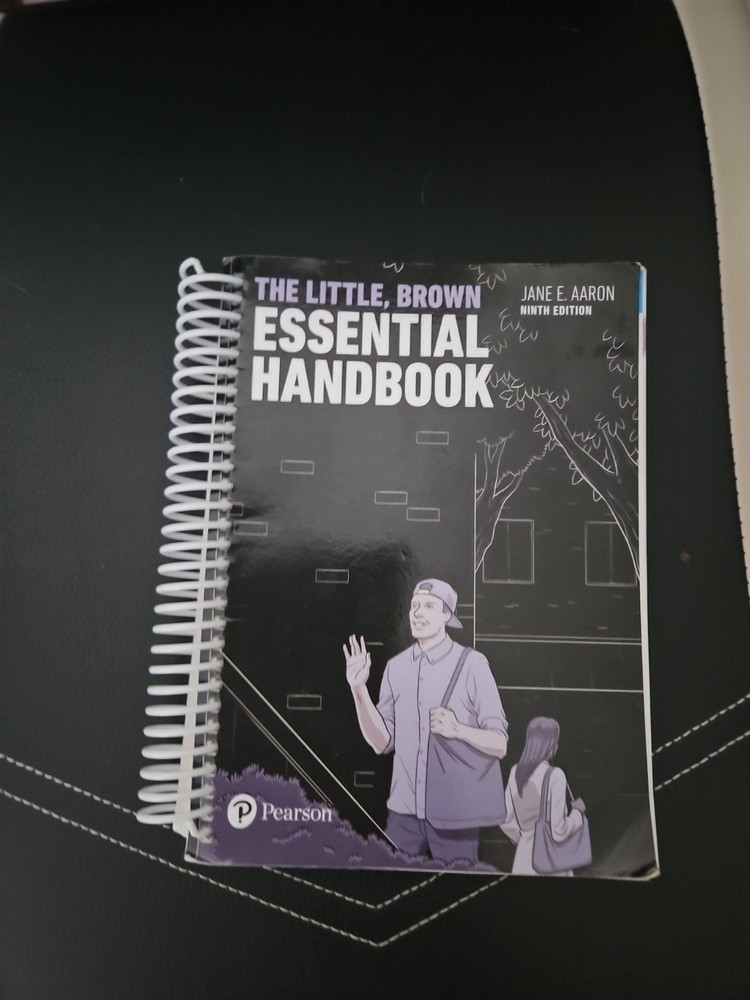 Little Brown Essential Handbook 9th Ed Jane Aaron Pearson Spiral Grammar Writing