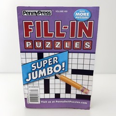 Penny Press Fill-In Puzzle Book Volume 493Super Jumbo Issue