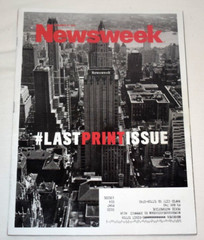 Newsweek Magazine December 31 2012 Last Print Issue
