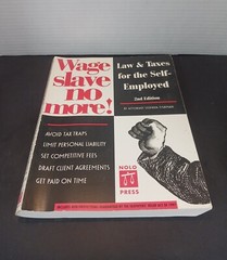 Vintage 1998 Wage Slave No More Paperback Book Attorney Stephen Fishman 2nd Ed