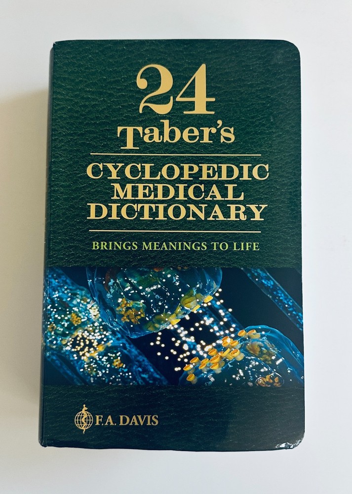 Taber’s Cyclopedic Medical Dictionary – 24th Edition – Brand New