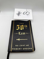 50 Cent & Robert Greene The 50th Law Hardcover 2009 HarperCollins Ribbon