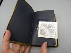 Vintage Holy Bible Leather Pocket Size King James (worn), from Hawaii, 1970s