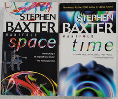 Stephen Baxter Manifold Time Space Books 1 2 Sci Fi Paperback Lot
