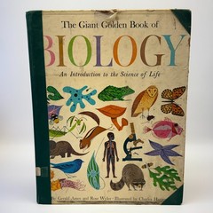 Vintage 1961 The Giant Golden Book of Biology Charley Harper Illustrated Ex-Lib