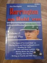 Harrington on Hold ‘em Volume 1: Strategic Play paperback
