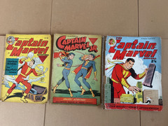 Captain Marvel Comic + Annual + No 58 Fawcett/L. Miller British Edition 1950s