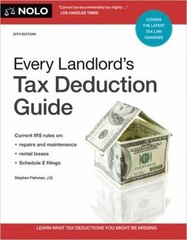 Every Landlord’s Tax Deduction Guide Paperback Stephen Fishman