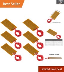 6pcs Polyimide Heater Plate 12V 7W 25x50mm – Reliable Heating Solution