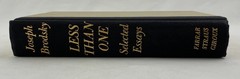 Less Than One : Selected Essays, Joseph Brodsky, 1986 1st Ed Nobel Laureate HCDJ