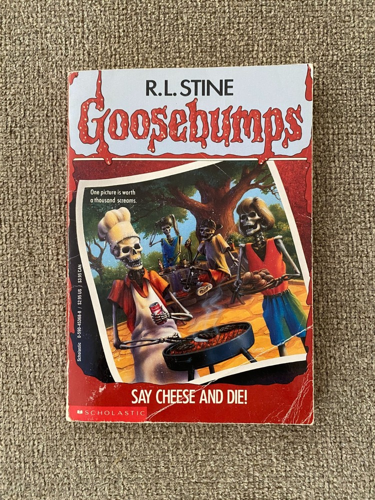 G/G+ Unnumbered 1st print Goosebumps #4 Say Cheese and Die! ~ R.L. Stine