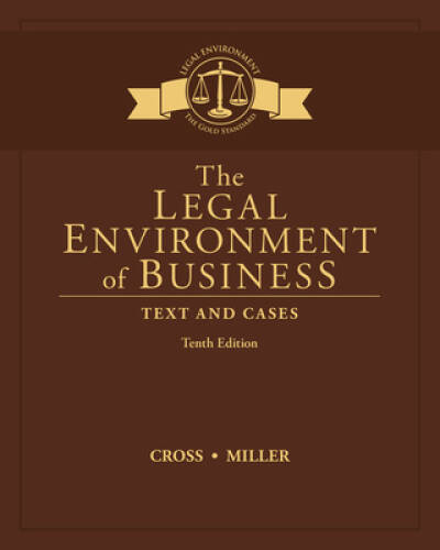The Legal Environment of Business: Text and Cases – Hardcover – ACCEPTABLE