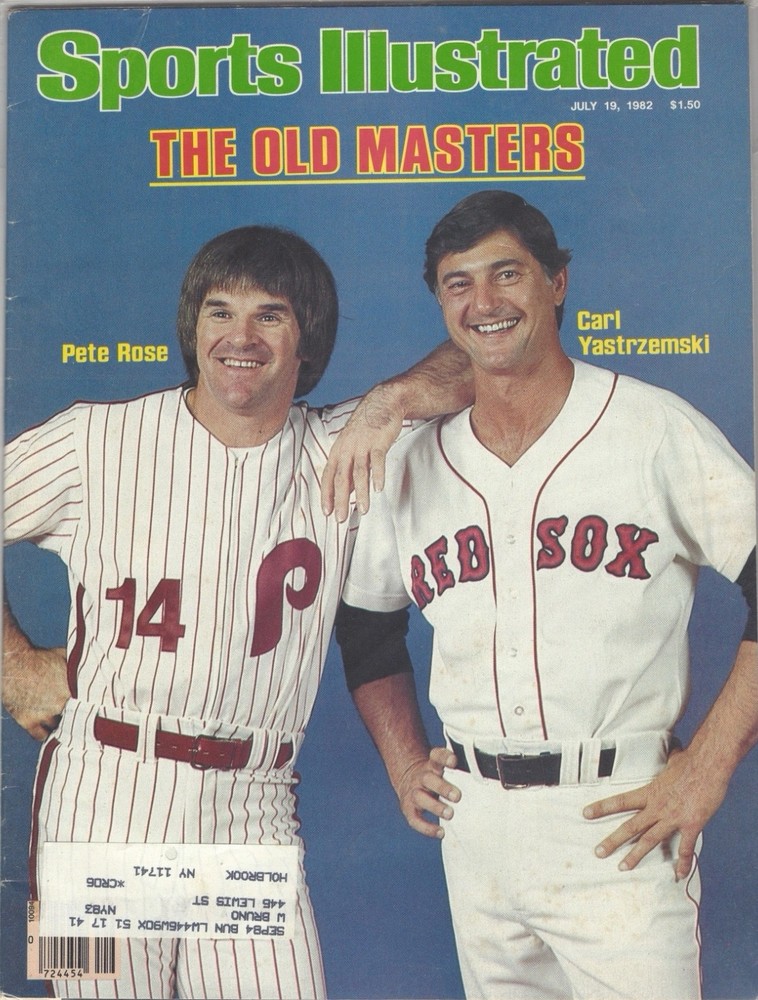 Sports Illustrated July 19 1982 Pete Rose Carl Yastrzemski “The Old Masters” SI