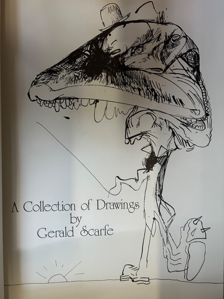 Indecent Exposure, Gerald Scarfe Satirical Cartoon,