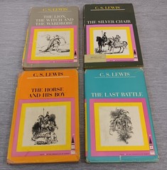 CS Lewis Narnia Book Lot/4 Early or 1st editions HC/DJ 1960s 1 4 5 7 Vintage
