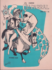 Stanford Chaparral April 1954 Yuks Pat White Local Ads Rocket to Sigma Dancing