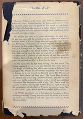 THE IDES OF MARCH Thornton Wilder 1948 Book of the Month Club Harper & Brothers