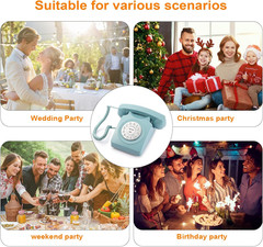 Audio Guest Book Wedding Phone, Record Guest Messages, Retro Audio Guestbook for
