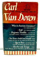 The Portable Carl Van Doren HC DJ Viking Portable Library Franklin 1945