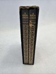 Rudyard Kipling anthology PROSE & Verse 1922 Doubleday Page & Co. Box Set