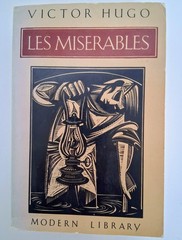 LES MISERABLES by Victor Hugo (Vintage 1974 Modern Library Edition)