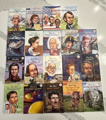 Lot of 19 Who Was, What Was, Where is , Who is Kids Books Summer Reading