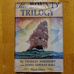 The Bounty Trilogy Charles Nordhoff James Hall Wyeth Edition 1962 Book Club HCDJ