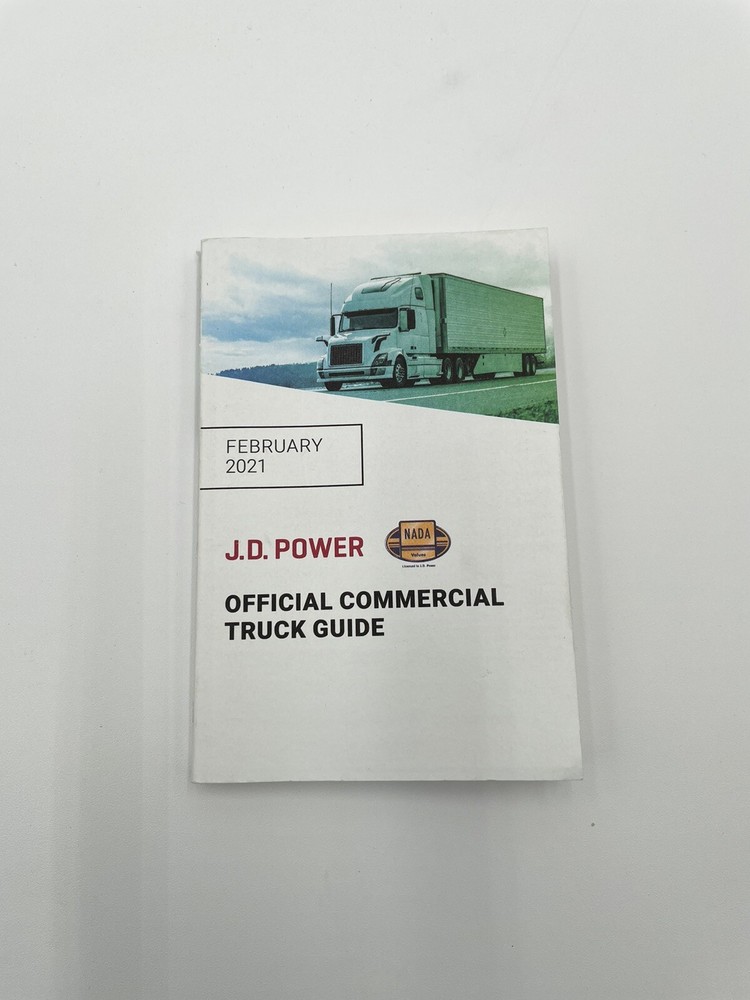 NADA! J.D. Power Official Commercial Truck Guide February 2021