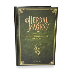 HERBAL MAGIC Natural Spells Charms Potions Aurora Kane Deluxe Illustrated NEW