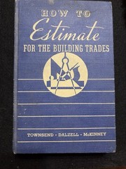Vintage How to Estimate for the Building Trades Hardcover w/ 8 Blueprint Plates