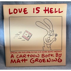 LOVE IS HELL Matt Groening Pantheon 1986 Mini Cartoon Humor book