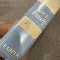 PROFILES IN COURAGE by SENATOR John F Kennedy; VINTAGE 1st Early Edition 1956