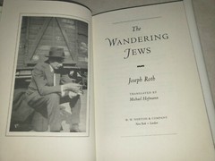 THE WANDERING JEWS Joseph Roth JUDAISM Jewish History FIRST EDITION 1st Printing
