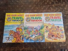 On Our Way! Travel Fun Books Vintage Sealed Set Of 3
