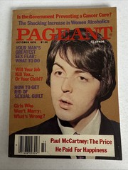 1976 October PAGEANT Magazine PAUL McCARTNEY Beatles RARE!