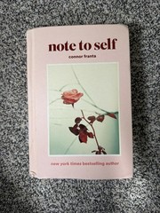 Note to Self by Connor Franta (2017, Hardcover)