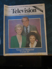 Television Magazine Regional TV Guide March 1988 General Hospital Turns 25