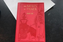 THE BATTLES OF TOLKIEN David Day Illustrated Guide Flexi Bound Faux Leather