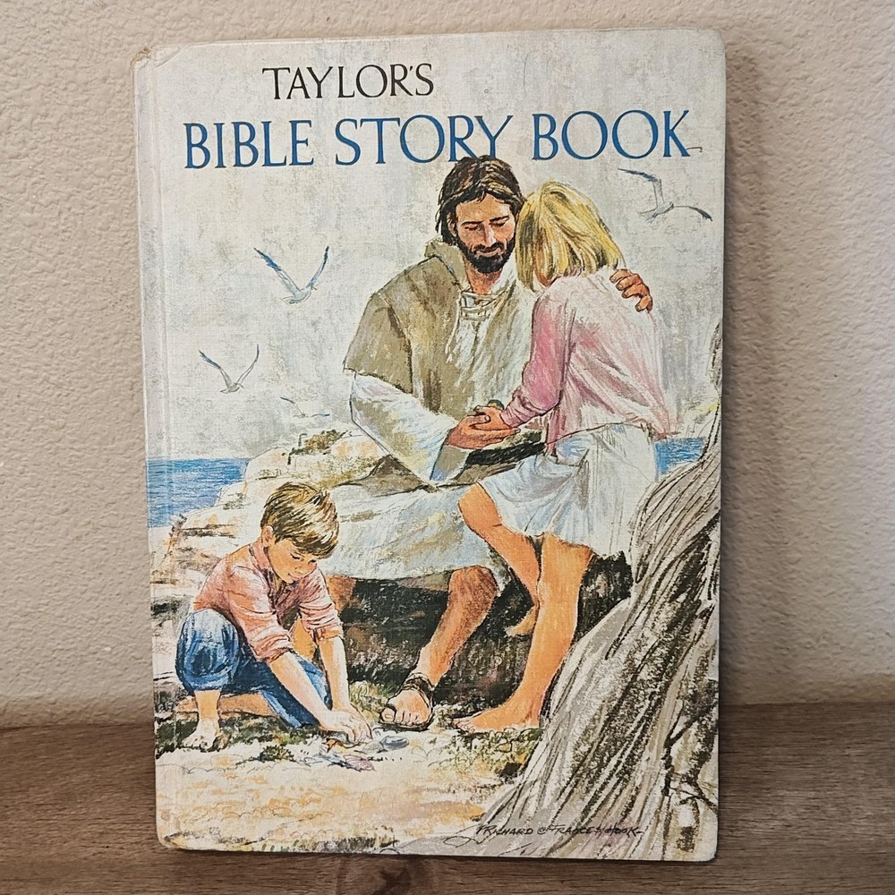 Vintage 1973 Taylor’s Bible Story Book Kenneth N Taylor Illustrated HC