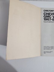 C1 Chilton’s GMC Van 1984 Repair Tune-Up Guide Manual Book #6930