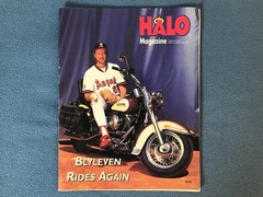 July 1992 HALO Magazine California Angels Official Scorebook Bert Blyleven Good