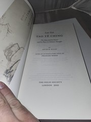 Lao Tzu, & Arthur Waley: Tao Te Ching: The Way & Its Power 2012 2nd Print HC