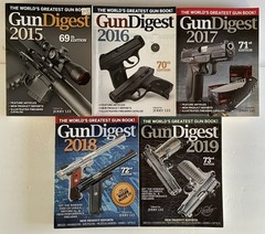 Lot 5 Gun Digest 2015–2019 Deluxe Anniversary Editions 69th–73rd Annuals