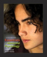 Essentials of Abnormal Psychology by V. Mark Durand; David H. Barlow
