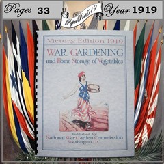1919 Victory Edition War Gardening & Home Canning & Drying Lot of 2 Manuals