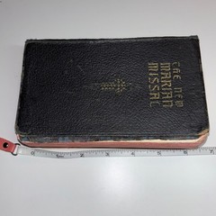 The New Marian Missal-Father Jeurgens-Regina Press-Leather Bound-1960