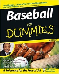 Baseball for Dummies Paperback Sparky, Morgan, Joe, Lally, Richar